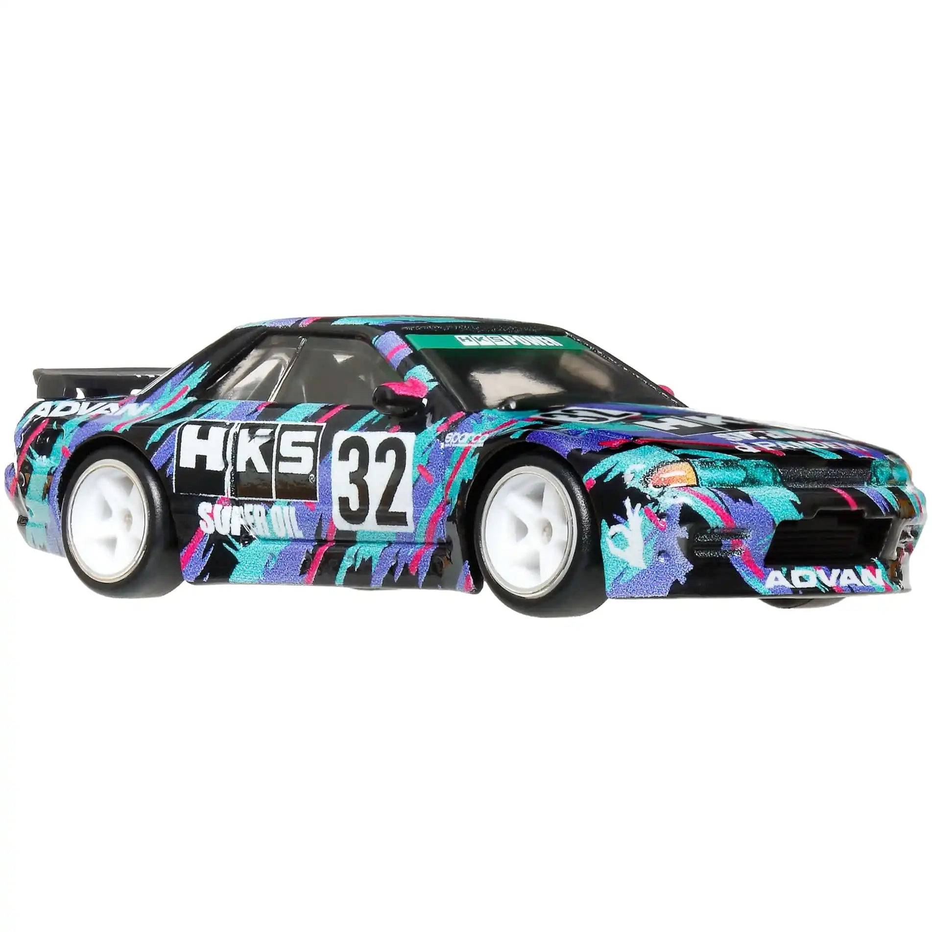 Hot Wheels Premium Boulevard Nissan Skyline GT-R R32 Pandem 1:64 scale die-cast collectible with Real Riders wheels.