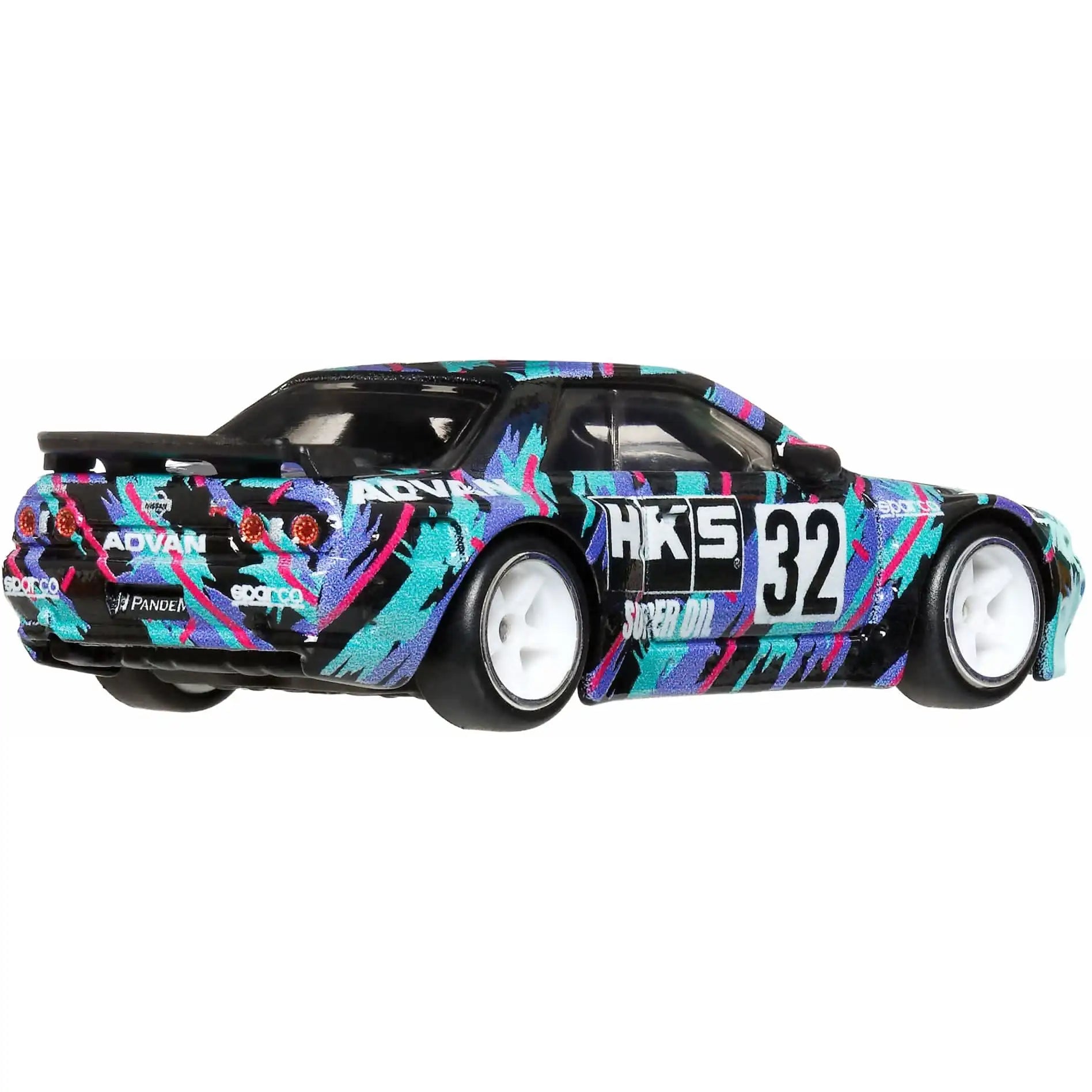 Hot Wheels Premium Boulevard Nissan Skyline GT-R R32 Pandem 1:64 scale die-cast collectible with Real Riders wheels.