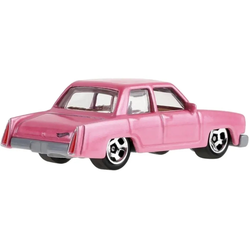 Hot Wheels 1:64 The Simpsons Family Car Pearl Pink Screen Time 3/10 108/250 2025 International Short Card die-cast model.