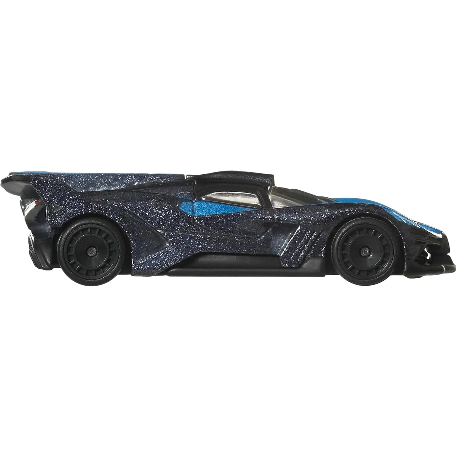 Hot Wheels 1:64 scale Bugatti Bolide in black and blue from the Car Culture Euro Speed series with Real Riders and Metal/Metal body.
