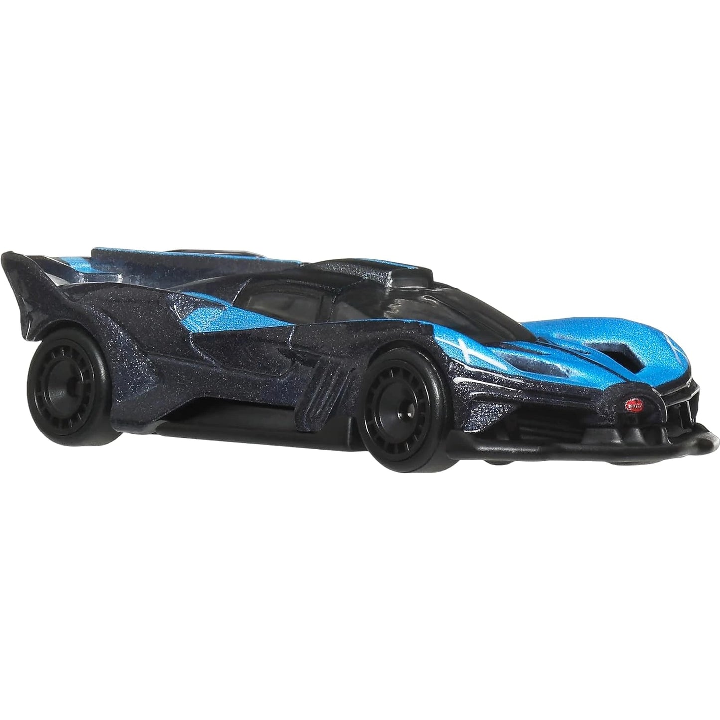 Hot Wheels 1:64 scale Bugatti Bolide in black and blue from the Car Culture Euro Speed series with Real Riders and Metal/Metal body.