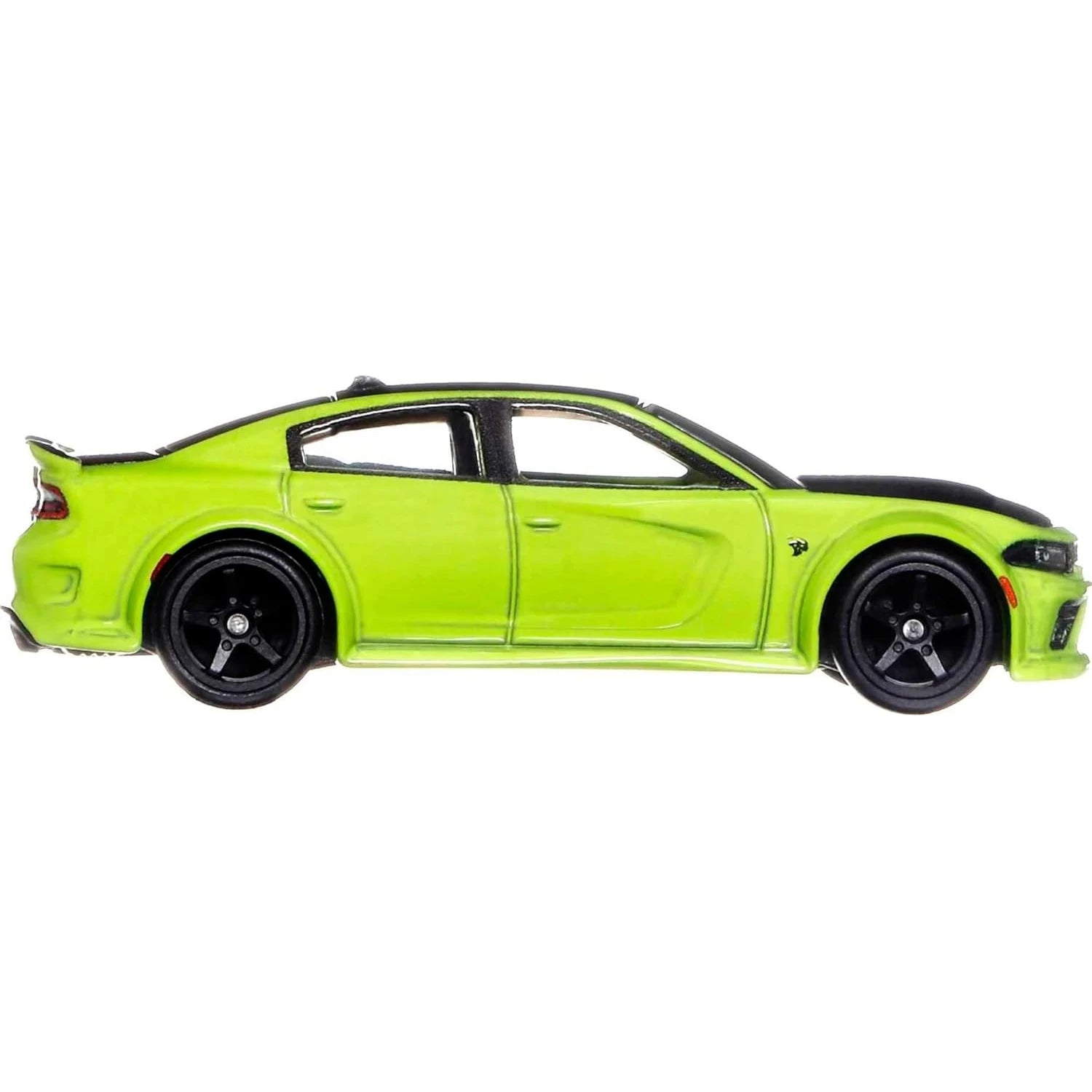 Hot Wheels 1:64 ’20 Dodge Charger Hellcat American Scene Series 4/5 die-cast model car with detailed muscle car styling.