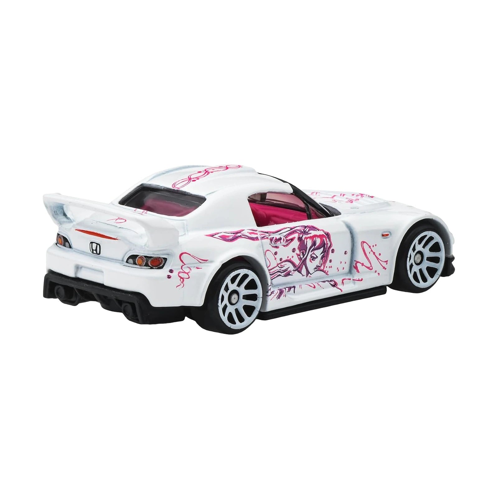 Hot Wheels Honda S2000 Fast & Furious Graphic Remix Silver Series Suki die-cast car on Silver Series card (1/5), white with graphic side artwork.