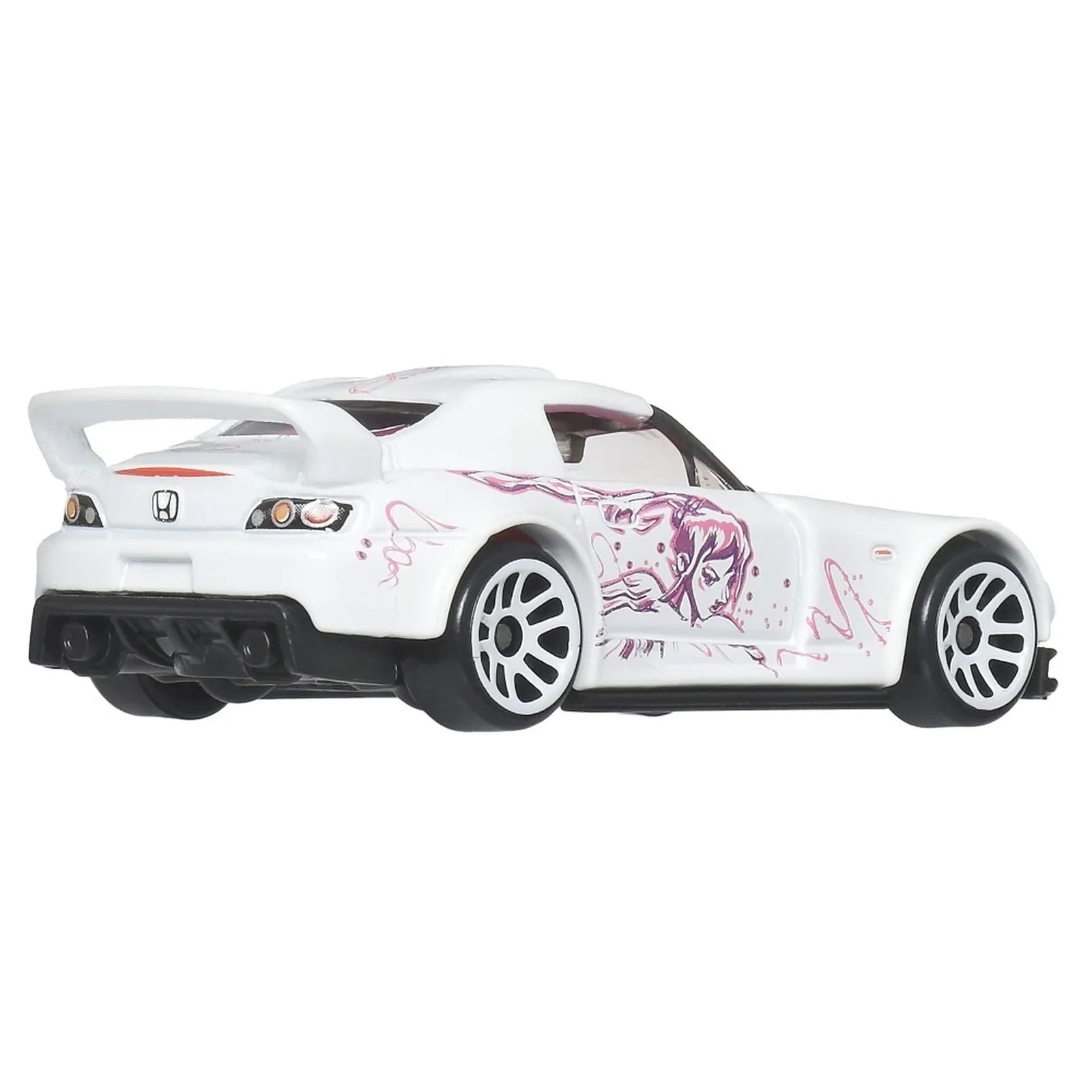 Hot Wheels Honda S2000 Fast & Furious Graphic Remix Silver Series Suki die-cast car on Silver Series card (1/5), white with graphic side artwork.