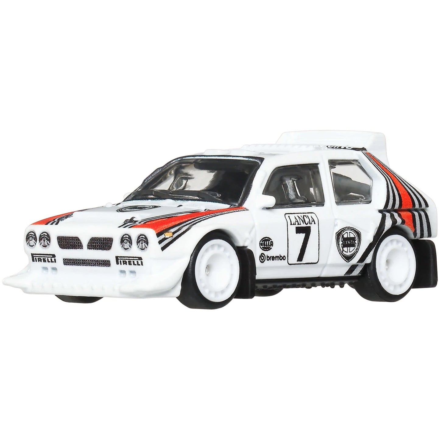 Hot Wheels 1:64 Lancia Delta S4 from Premium Car Culture Thrill Climbers with Real Riders wheels and Metal/Metal body and chassis.