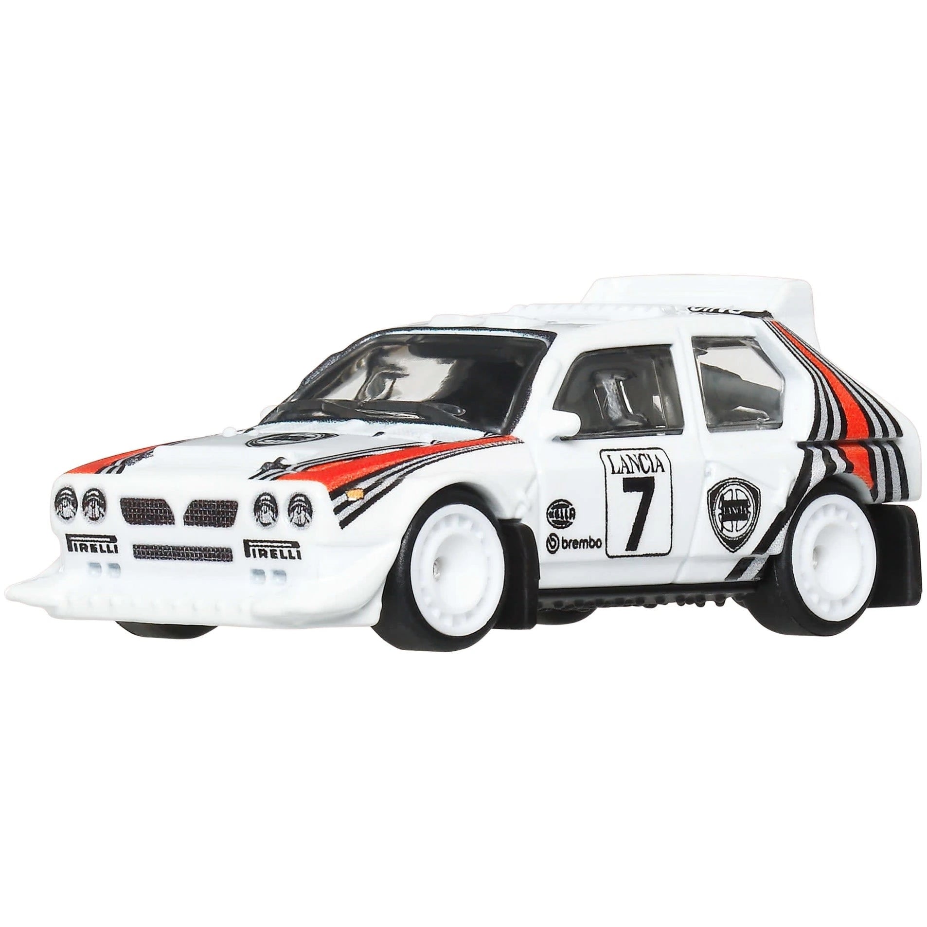 Hot Wheels 1:64 Lancia Delta S4 from Premium Car Culture Thrill Climbers with Real Riders wheels and Metal/Metal body and chassis.