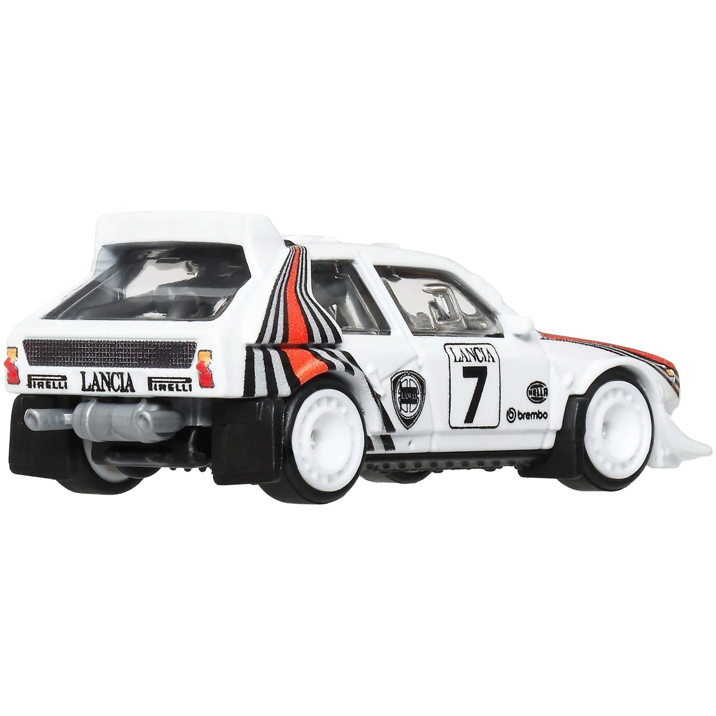 Hot Wheels 1:64 Lancia Delta S4 from Premium Car Culture Thrill Climbers with Real Riders wheels and Metal/Metal body and chassis.