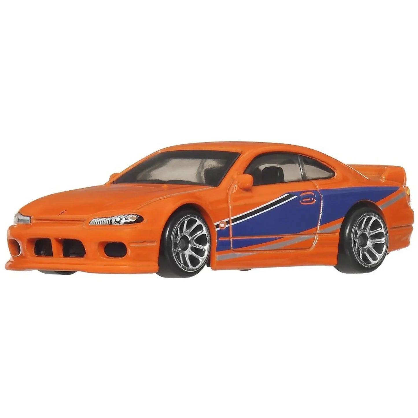 Hot Wheels Fast & Furious Graphic Remix Silver Series 2001 Nissan Silvia (S15) Spec-S – Han (Tokyo Drift) JBY48 HNR88 Case L