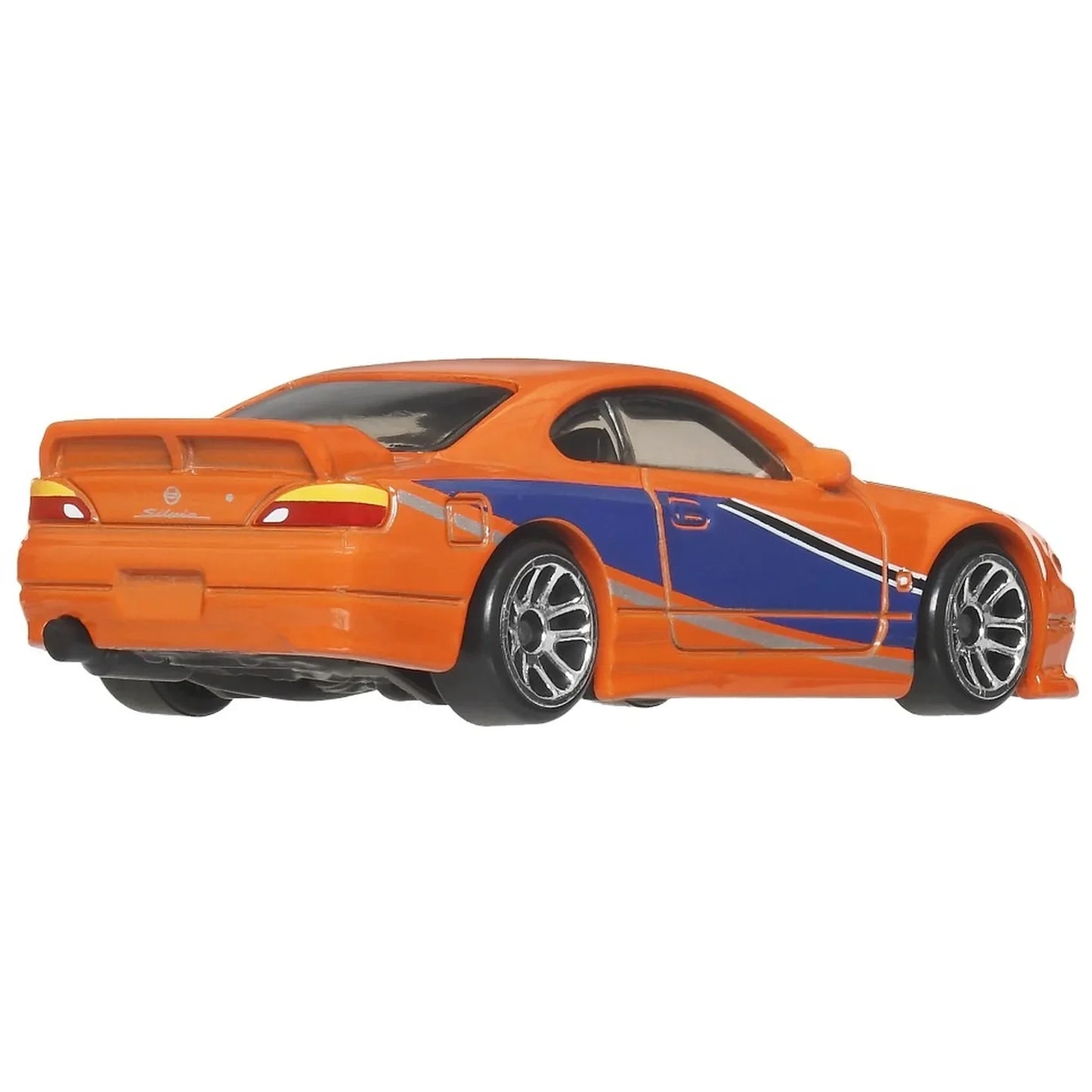 Hot Wheels Fast & Furious Graphic Remix Silver Series 2001 Nissan Silvia (S15) Spec-S – Han (Tokyo Drift) JBY48 HNR88 Case L