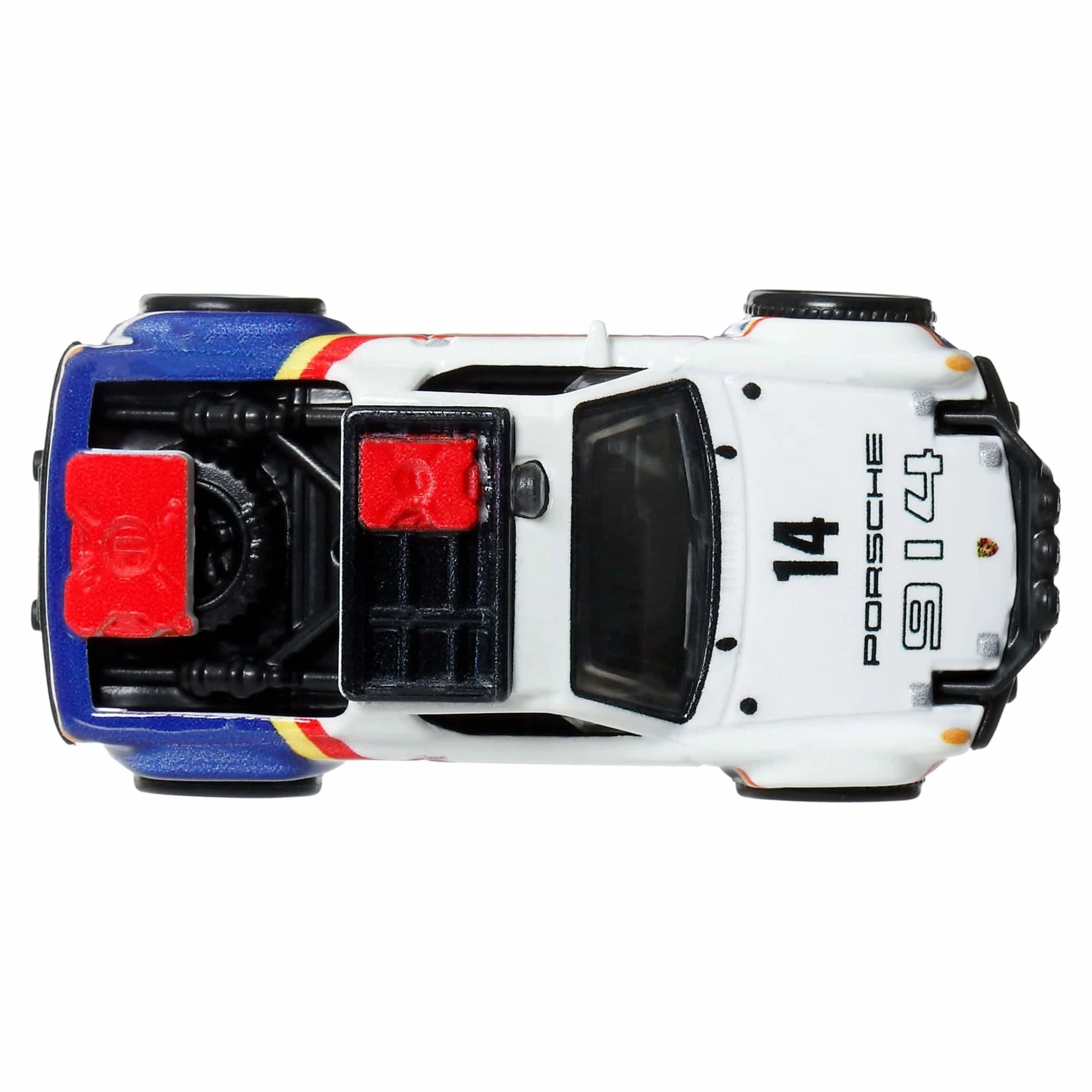 Hot Wheels 1:64 Porsche 914 Safari from Premium Car Culture Thrill Climbers (2/5) with Real Riders wheels and Metal/Metal body and chassis.