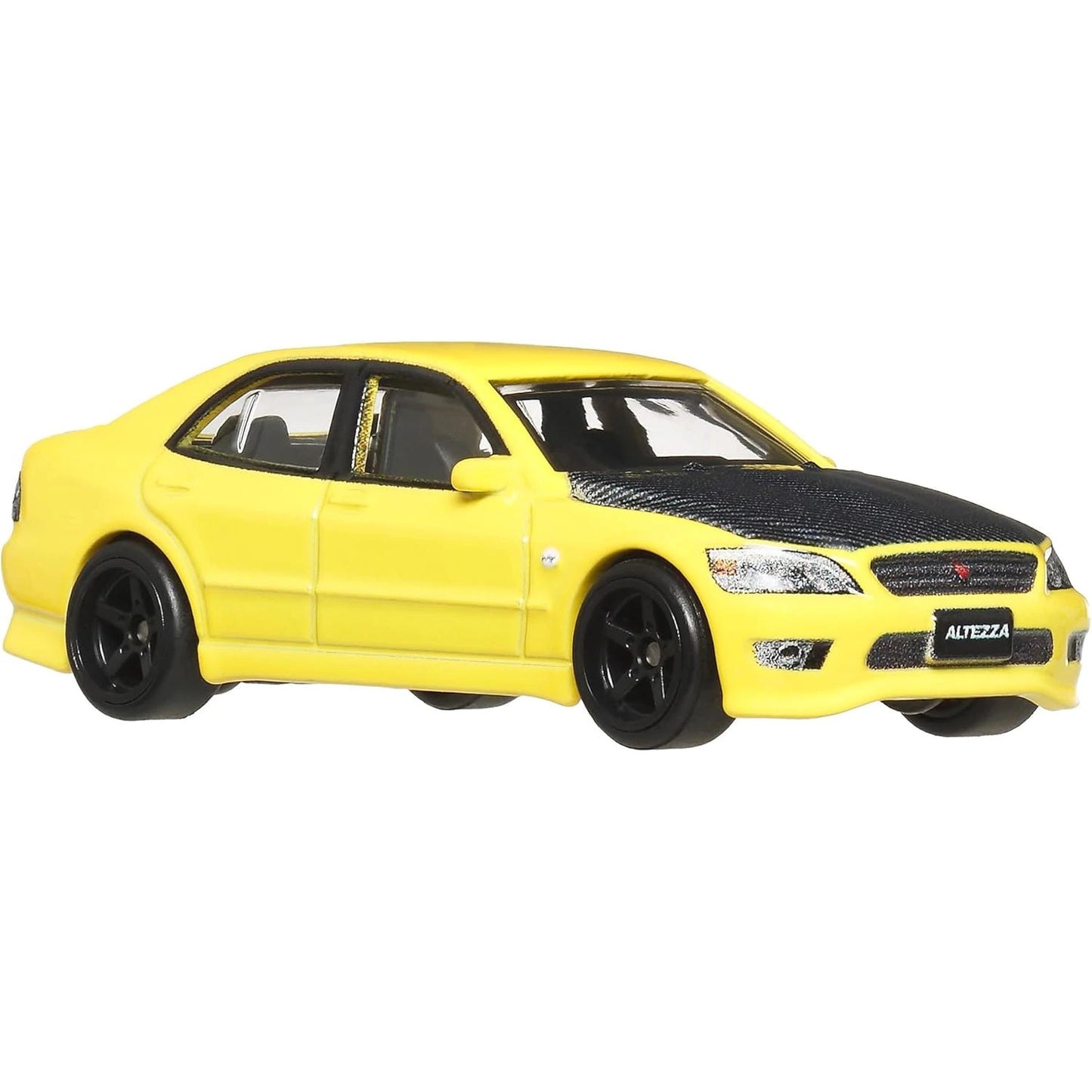 Hot Wheels 1:64 Lexus Toyota Altezza Boulevard JBL23 FPY86 die-cast model with Real Riders wheels.