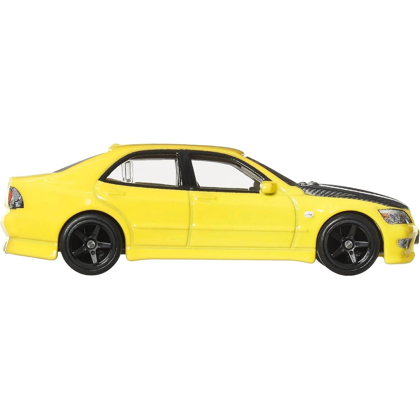 Hot Wheels 1:64 Lexus Toyota Altezza Boulevard JBL23 FPY86 die-cast model with Real Riders wheels.