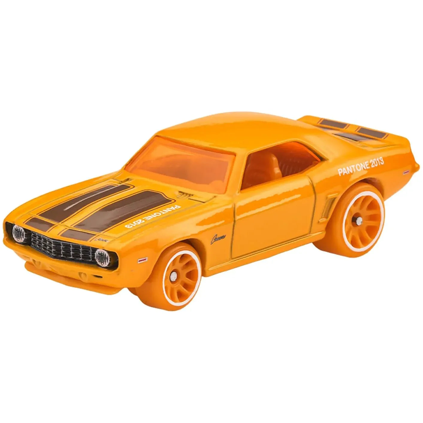 Hot Wheels 1:64 scale Silver Series die-cast '69 COPO Camaro in Pantone 2013 yellow theme – JKY47 JKY50