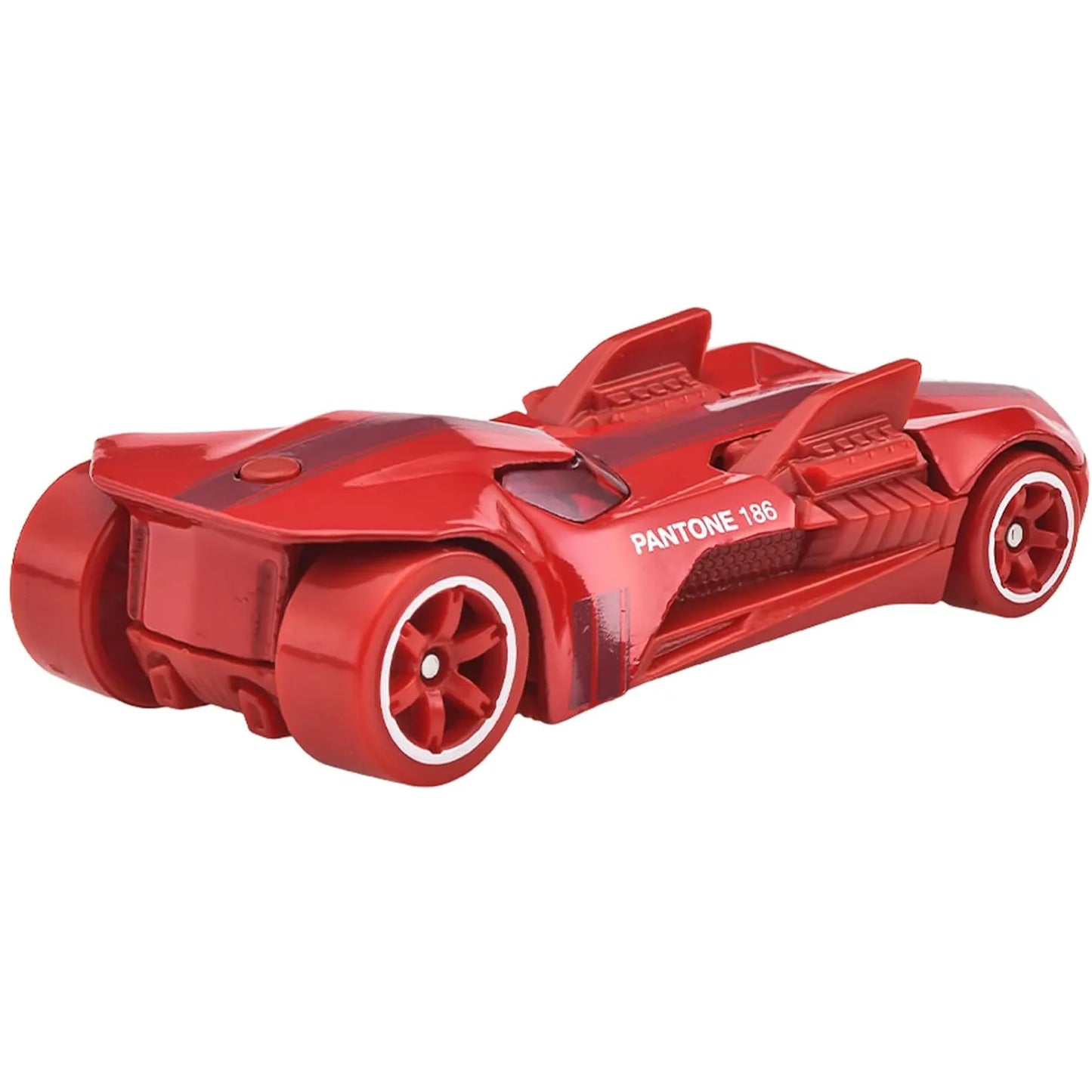 Hot Wheels 1:64 scale Twin Mill III in Pantone 186 red from the Silver Series – JKY47 JKY51