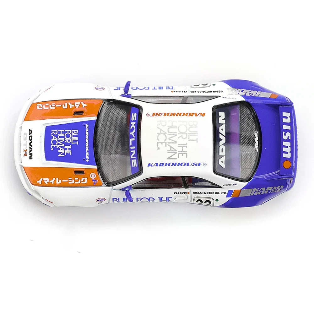Kaido House 1:64 Kaido GT Nissan Skyline GT-R R33 BFTHR V1 KHMG213 die-cast collector model.