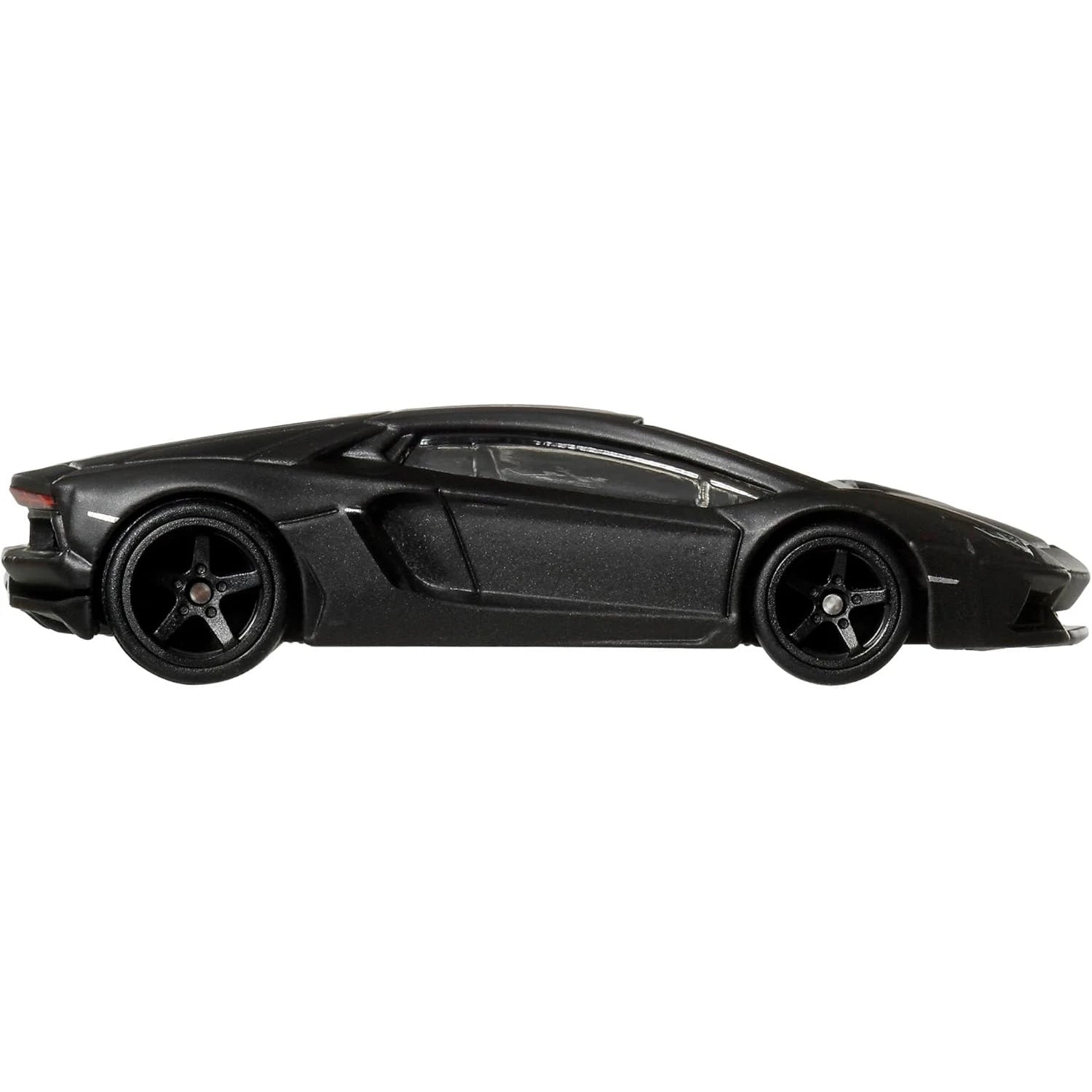 Hot Wheels 1:64 scale Lamborghini Aventador Coupe Fast & Furious premium die-cast model with Real Riders wheels.