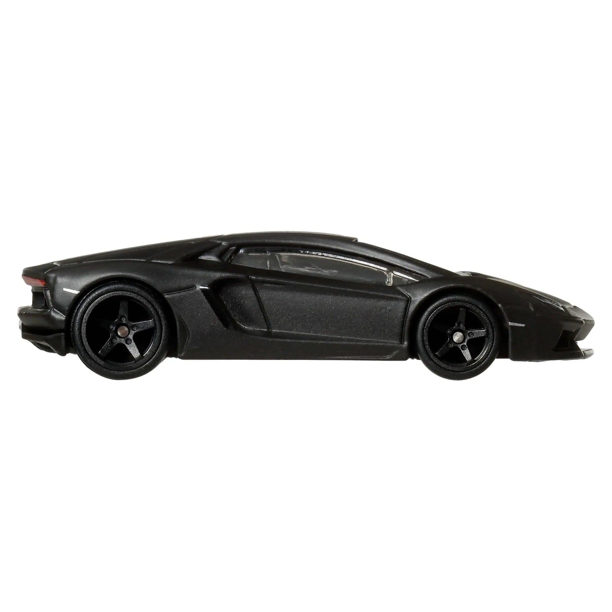 Hot Wheels 1:64 scale Lamborghini Aventador Coupé Premium Fast & Furious die-cast car with Real Riders wheels.