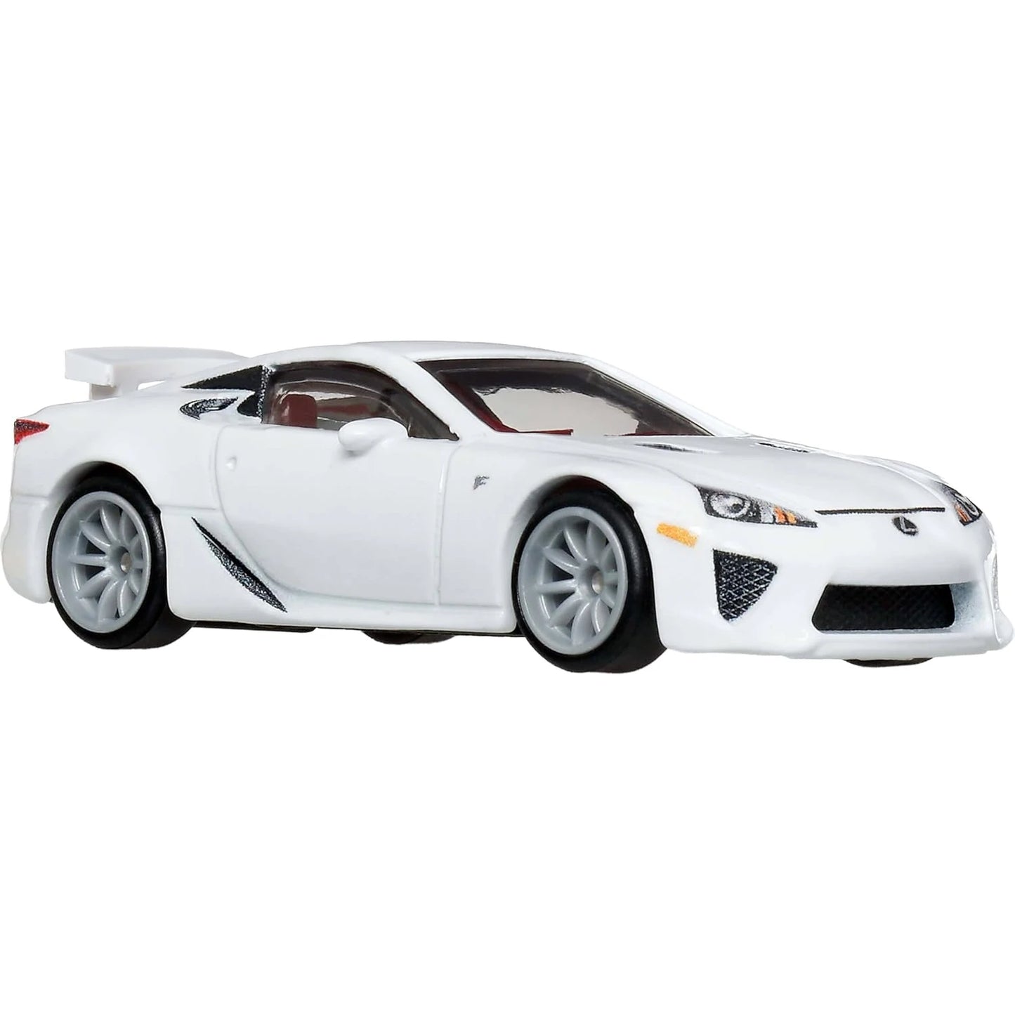 Hot Wheels 1:64 Lexus LFA White Premium Car Culture Timeless Icons 5/5 die-cast model with Real Riders wheels and Metal/Metal construction.