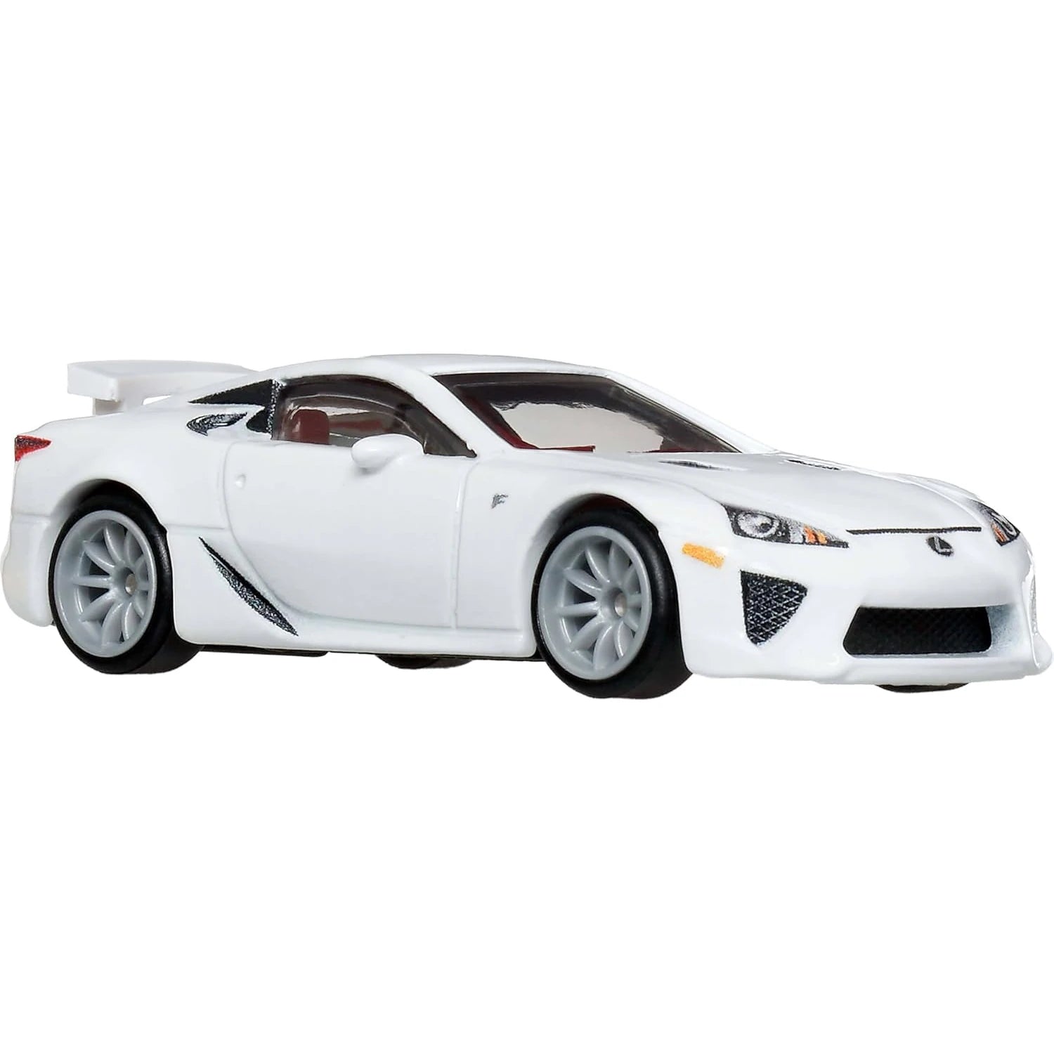 Hot Wheels 1:64 Lexus LFA White Premium Car Culture Timeless Icons 5/5 die-cast model with Real Riders wheels and Metal/Metal construction.