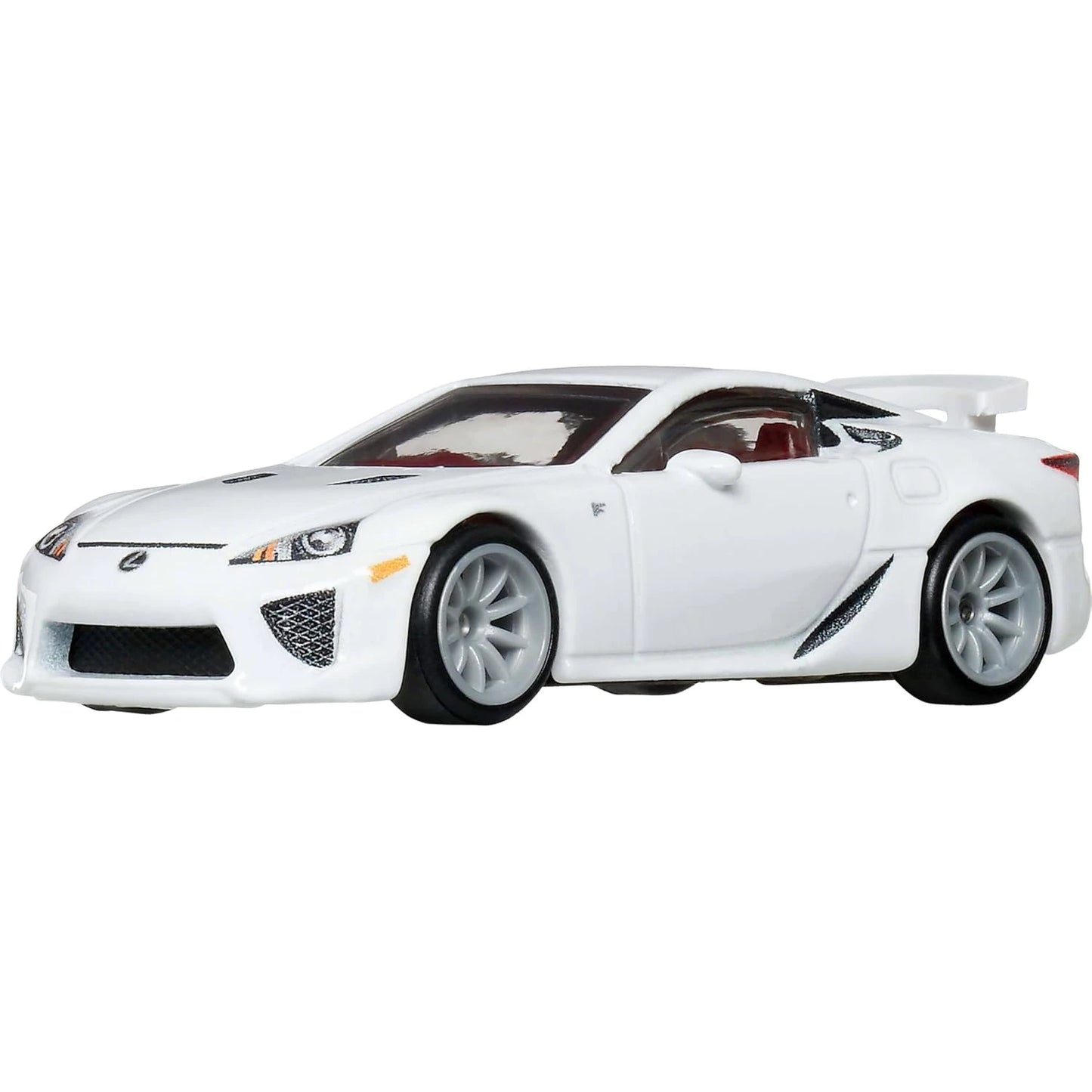 Hot Wheels 1:64 Lexus LFA White Premium Car Culture Timeless Icons 5/5 die-cast model with Real Riders wheels and Metal/Metal construction.
