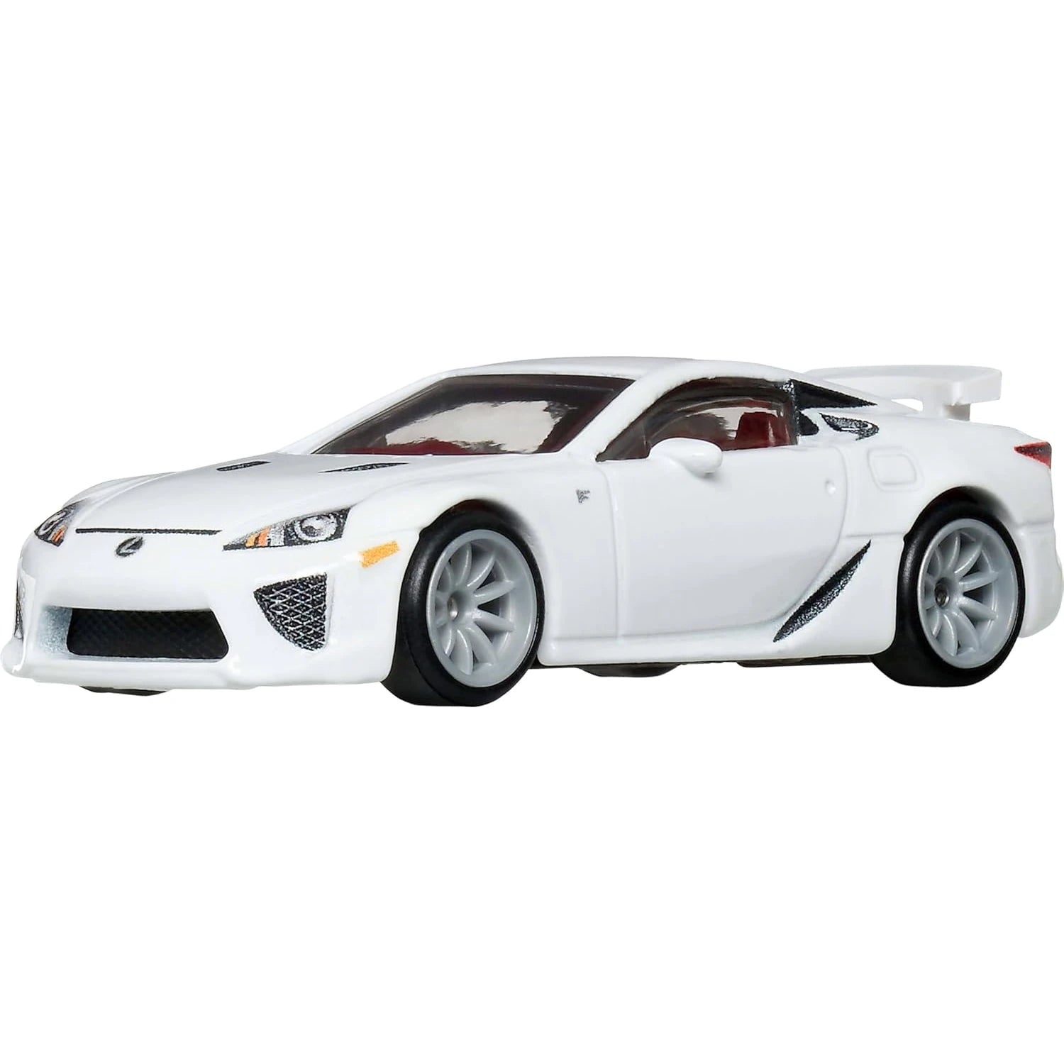 Hot Wheels 1:64 Lexus LFA White Premium Car Culture Timeless Icons 5/5 die-cast model with Real Riders wheels and Metal/Metal construction.