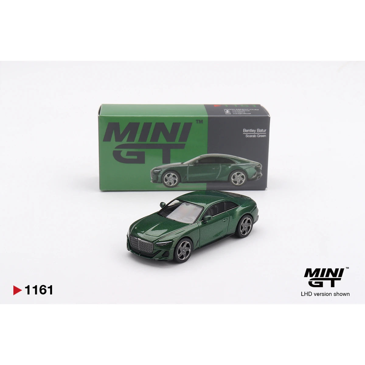 Mini GT 1:64 Bentley Batur Scarab Green MGT01161 premium die-cast collectible model