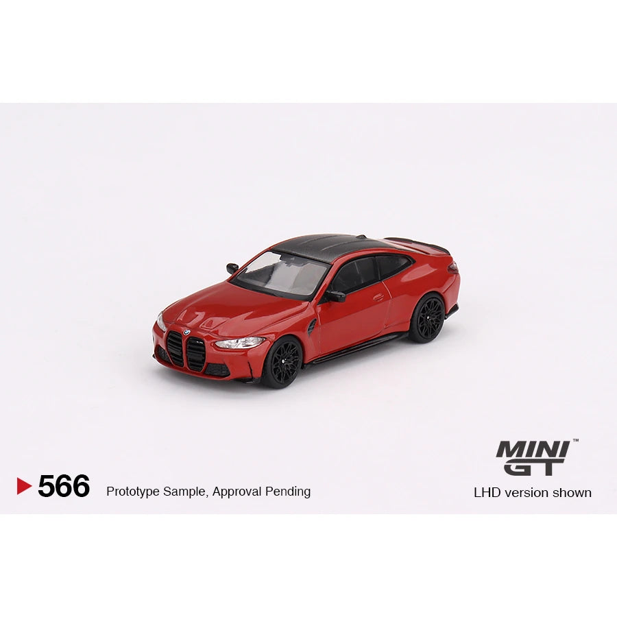 MiniGT 1:64 BMW M4 Competition – Toronto Red Metallic #566 MGT00566