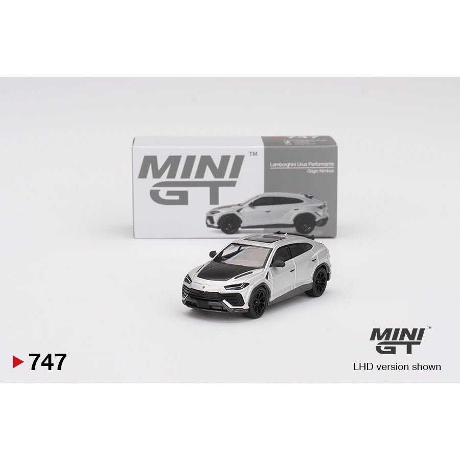MiniGT 1:64 Lamborghini Urus Performante – Grigio Nimbus #747 MGT00747
