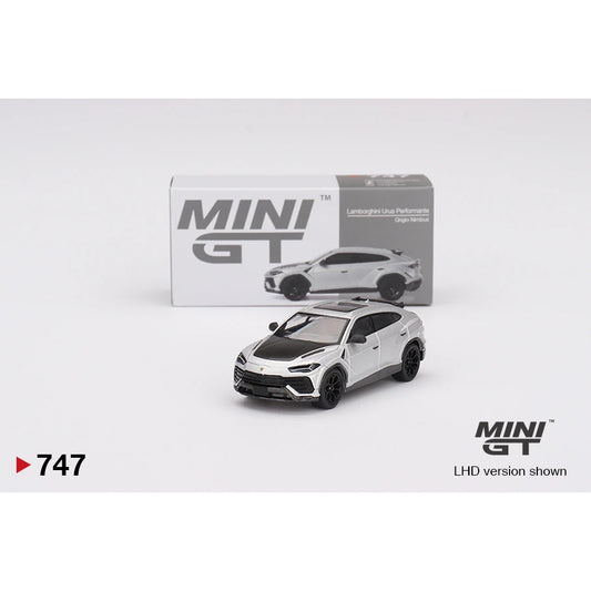 MiniGT 1:64 Lamborghini Urus Performante – Grigio Nimbus #747 MGT00747