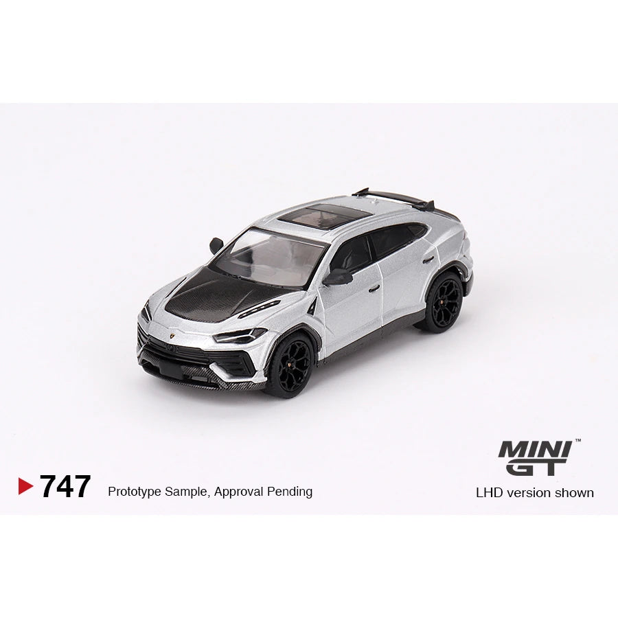 MiniGT 1:64 Lamborghini Urus Performante – Grigio Nimbus #747 MGT00747