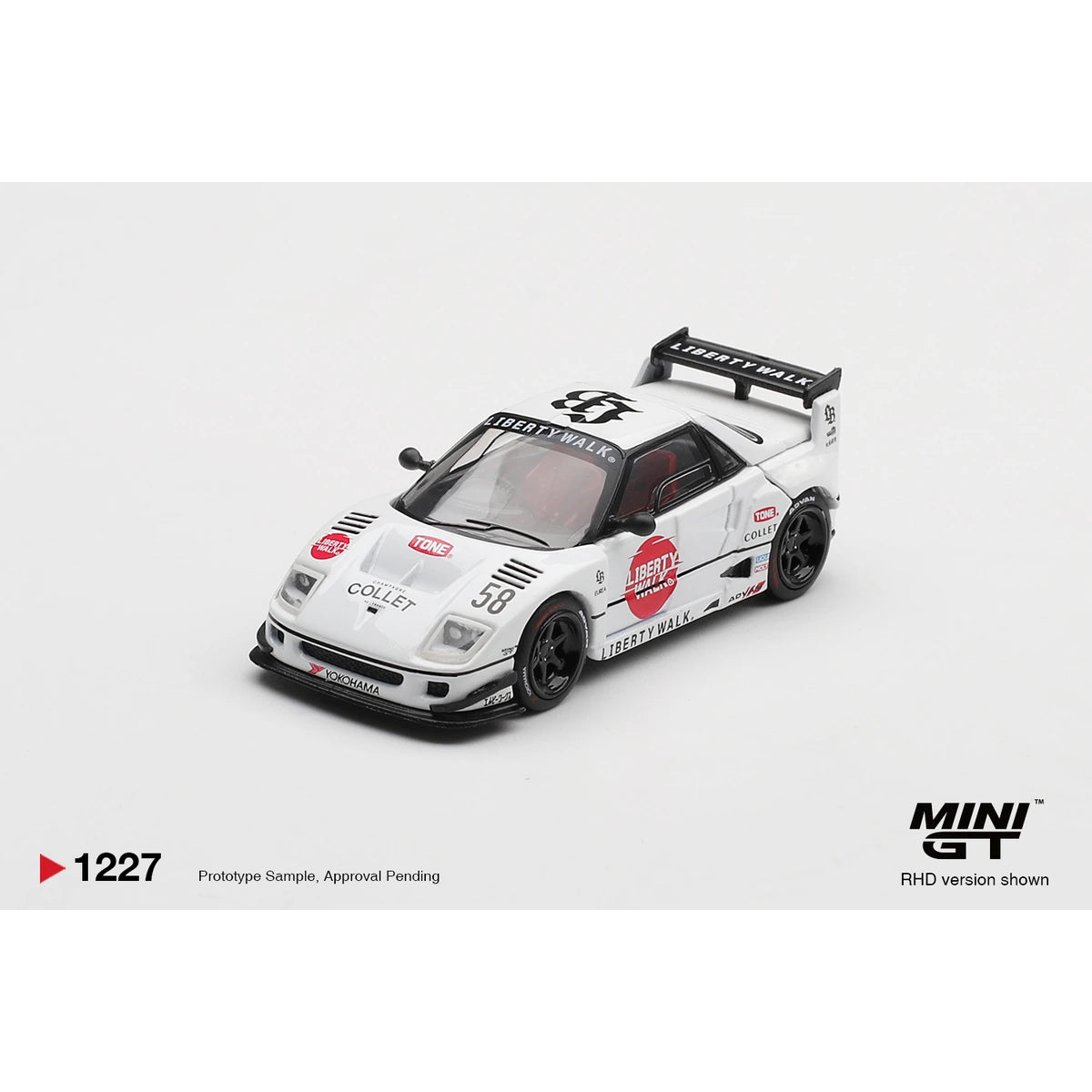 Mini GT 1:64 Mazda AZ-1 Liberty Walk LB40 LB-Hinomaru MGT01227 die-cast model