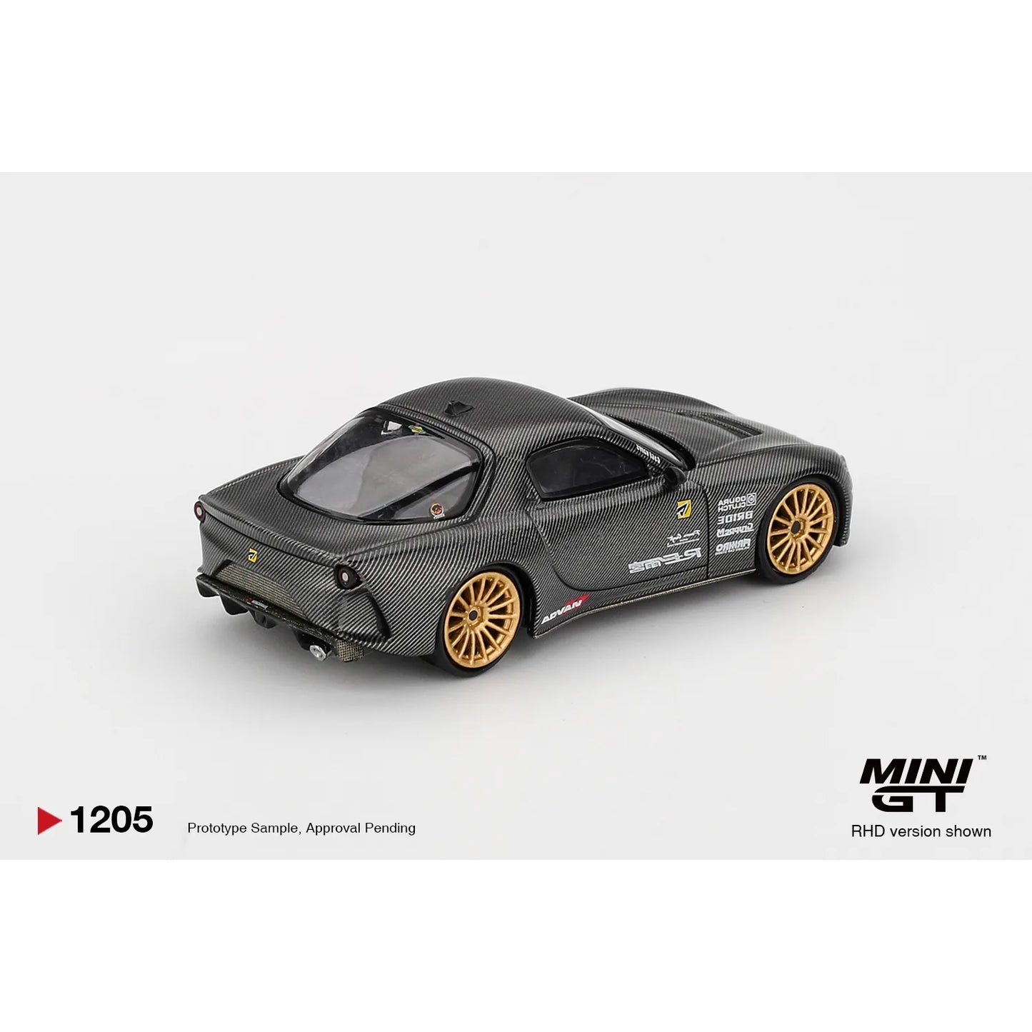 Mini GT 1:64 Mazda RX-7 RE-Amemiya Matsukiyo KOKU 3 Rotor NA-7 TAS 2025 Best Tuned Car Award MGT01205 die-cast model.