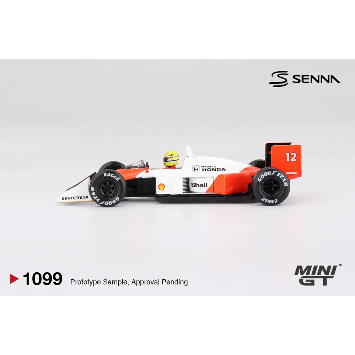 Mini GT 1:64 McLaren MP4/4 #12 Ayrton Senna 1988 Japanese Grand Prix Winner MGT01099-L