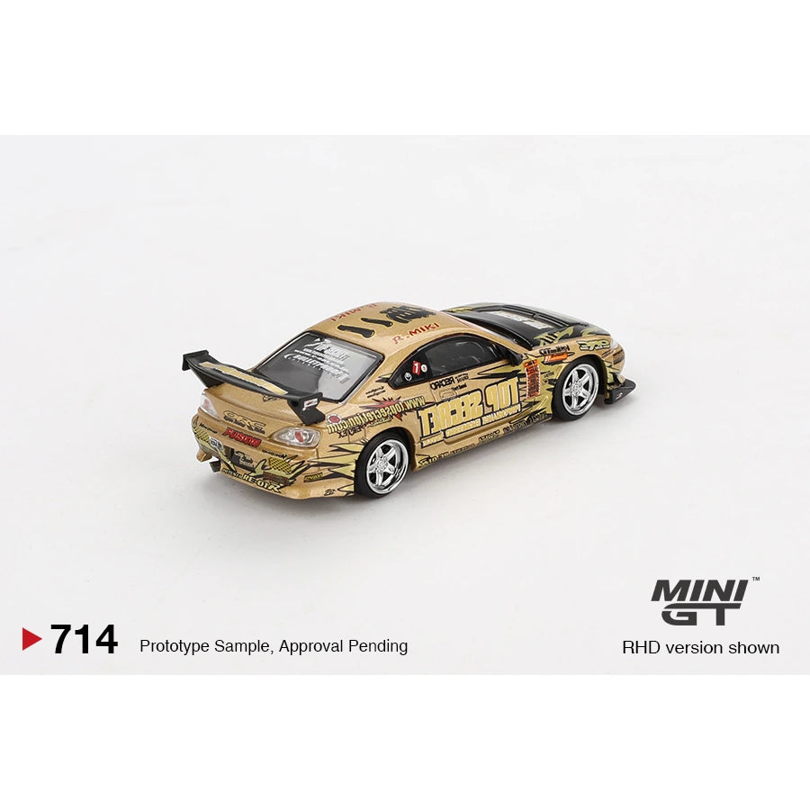 MiniGT 1:64 Nissan Silvia S15 Top Secret D1 Grand Prix die-cast model car