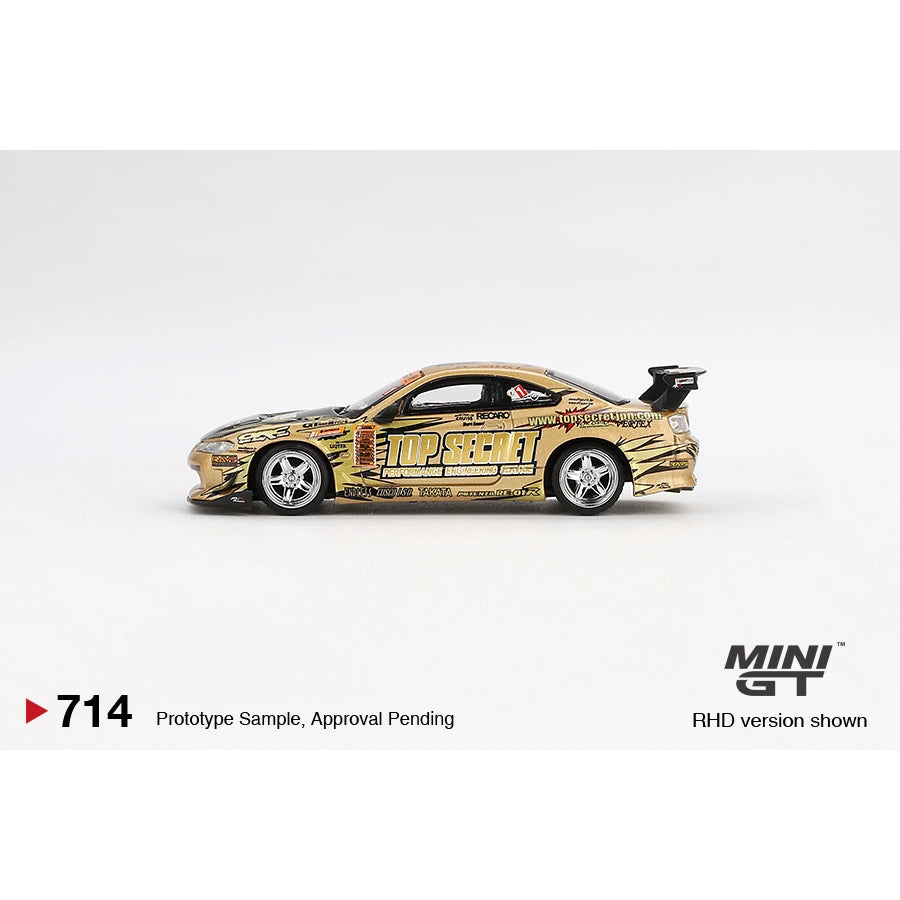 MiniGT 1:64 Nissan Silvia S15 Top Secret D1 Grand Prix die-cast model car