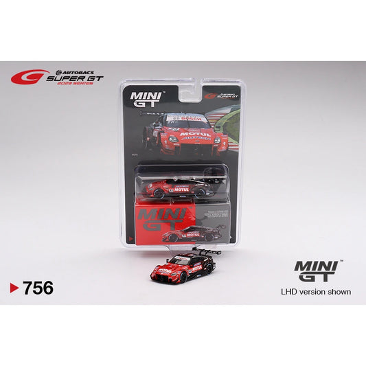 MiniGT 1:64 Nissan Z GT500 #23 MOTUL AUTECH Z NISMO 2023 Super GT Series die-cast model car
