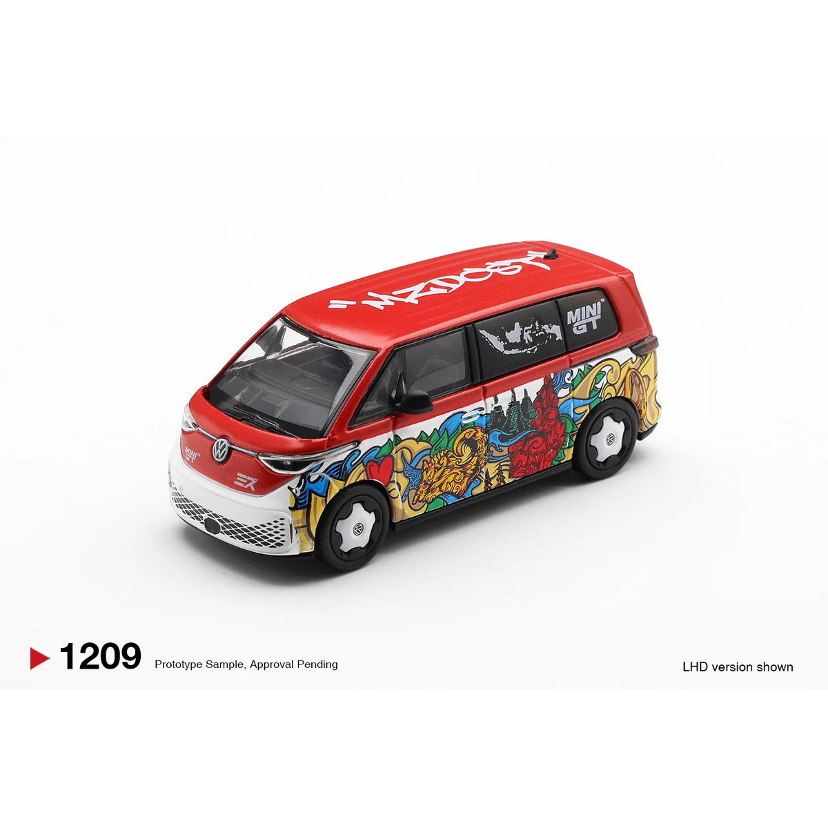 Mini GT 1:64 Volkswagen ID. Buzz Mizu Design MGT01209 die-cast model.