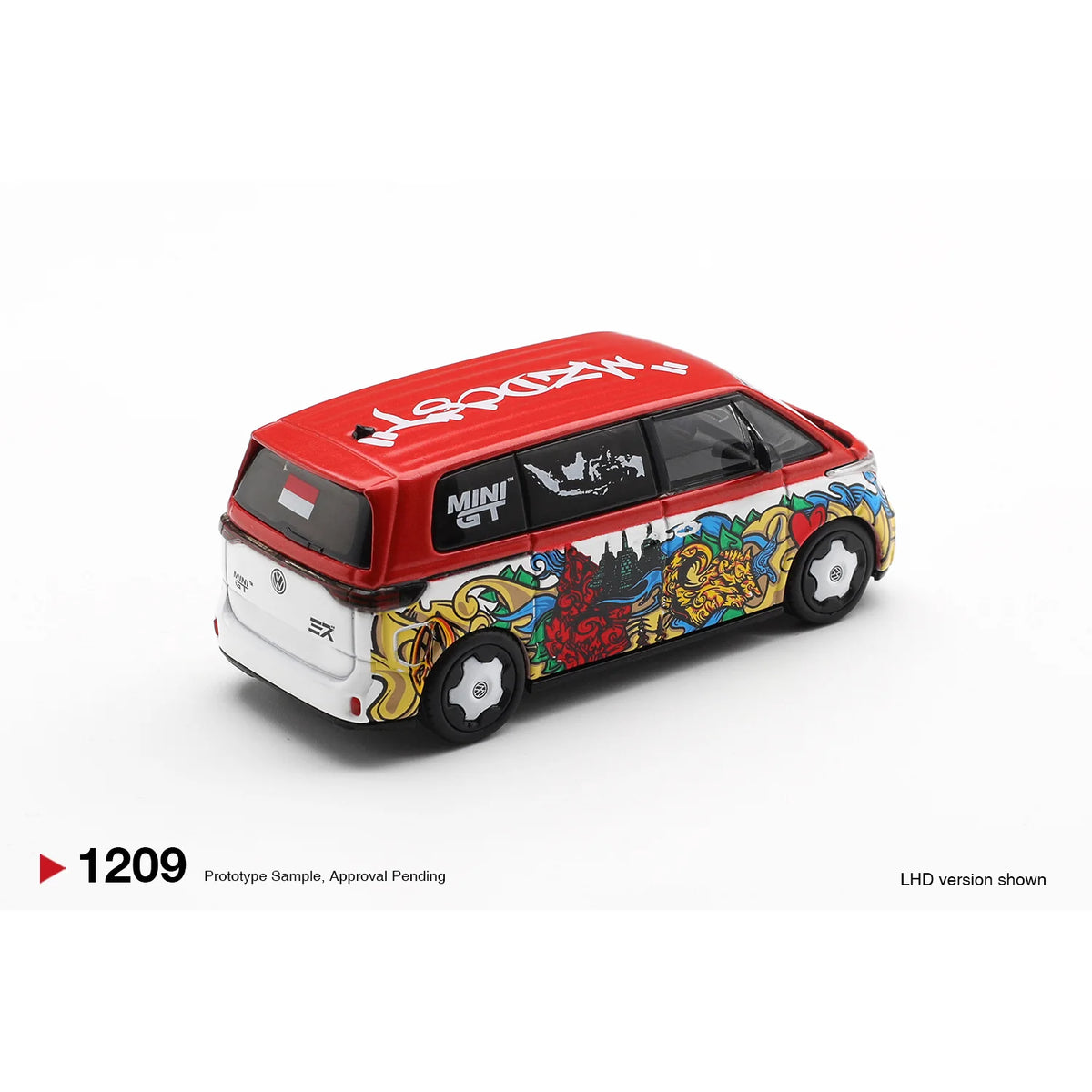 Mini GT 1:64 Volkswagen ID. Buzz Mizu Design MGT01209 die-cast model.