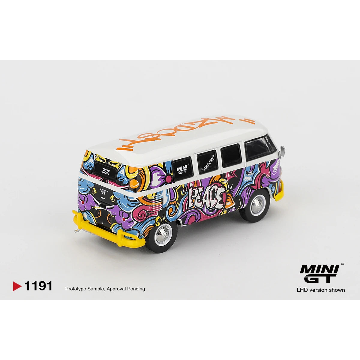 Mini GT 1:64 Volkswagen T1 Microbus Mizu Design MGT01191 die-cast collectible model