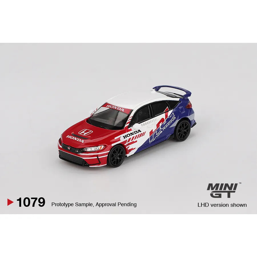 Mini GT 1:64 Honda Civic Type R 2024 Pace Car HRC collectible model car #1079 MGT01079