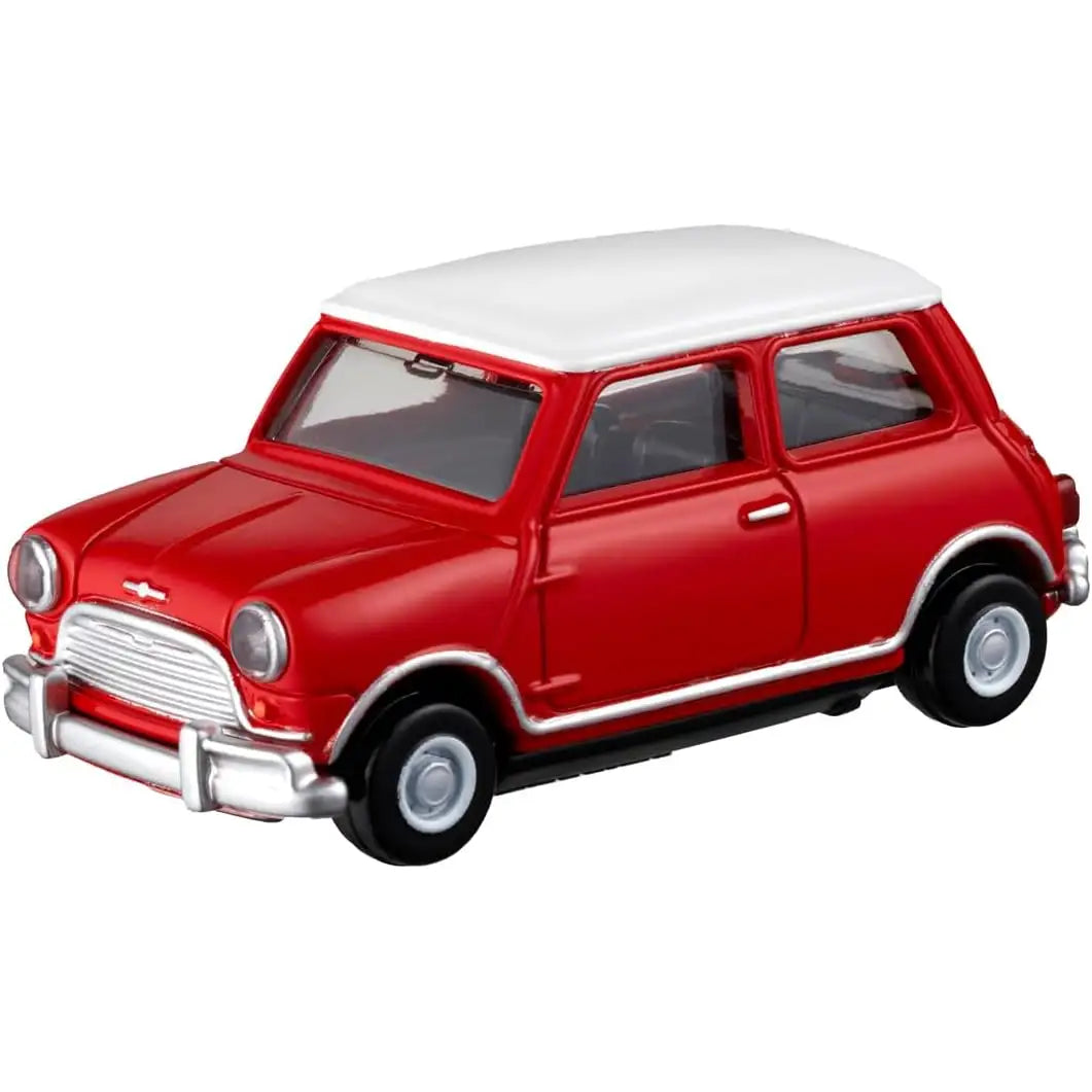 Tomica Premium 12 Morris Mini red die-cast model by Takara Tomy