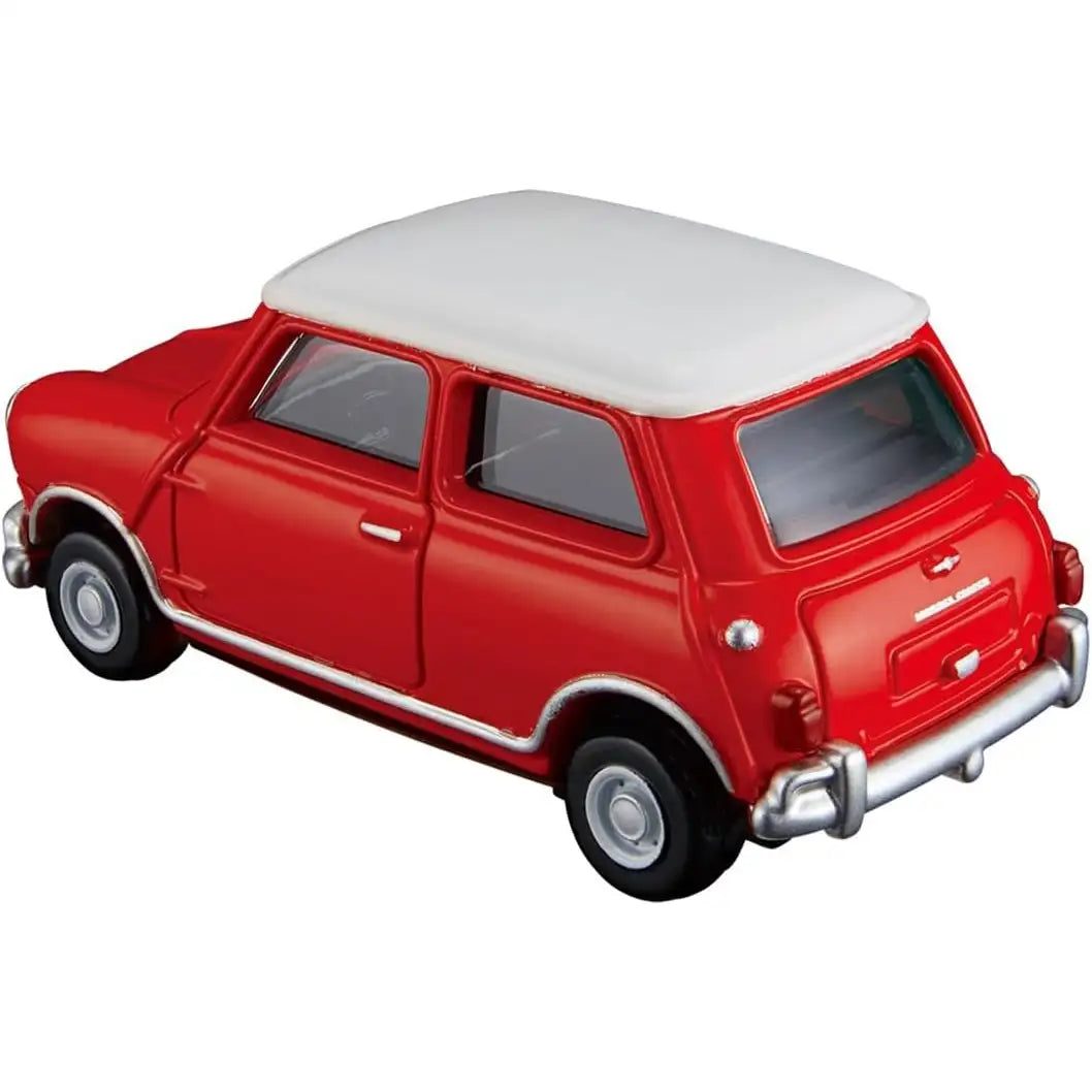 Tomica Premium 12 Morris Mini red die-cast model by Takara Tomy