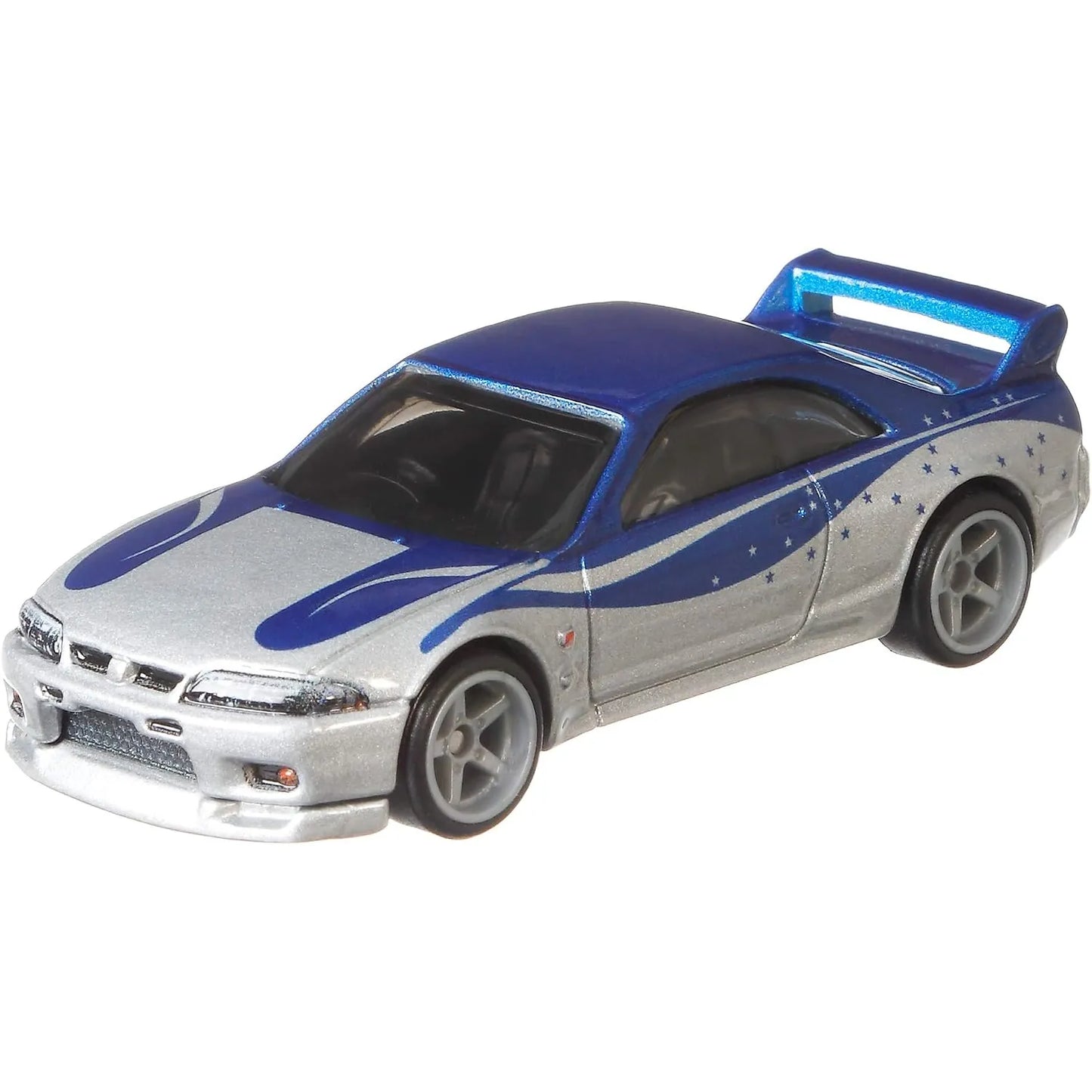 Hot Wheels Premium Fast & Furious Nissan Skyline GT-R BCNR33 Quick Shifters 2/5 featuring Real Riders rubber tires, Metal/Metal construction and movie-inspired 2 Fast 2 Furious livery.