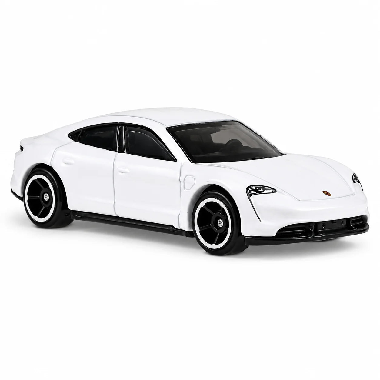 Hot Wheels Porsche Taycan Turbo S white 1:64 scale die-cast model from the HW EV Series 34/250 3/10.