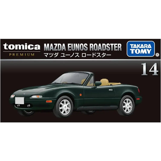 Tomica Premium 1:64 Mazda Eunos MX-5 Miata Roadster – #14 Die-Cast Model by Takara Tomy