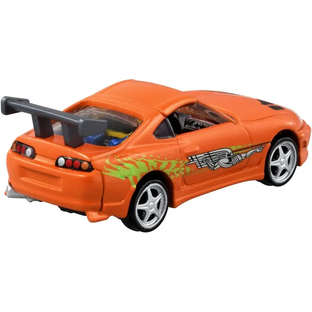 Tomica Premium TPu03 Fast & Furious Toyota Supra orange die-cast model by Takara Tomy