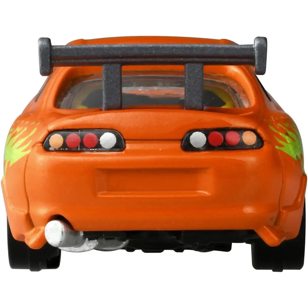 Tomica Premium TPu03 Fast & Furious Toyota Supra orange die-cast model by Takara Tomy