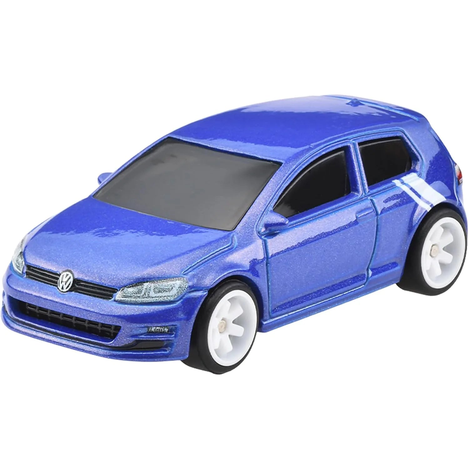 Hot Wheels Premium Car Culture 2-Pack featuring the 2004 Volkswagen Golf R32 and Volkswagen MK7 die-cast models with Real Riders wheels and premium detailing.