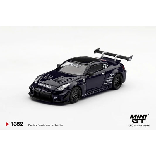 Mini GT Nissan 35GT-RR Ver.2 LB-Silhouette WORKS GT INOZETEK Edition black 1:64 diecast model MGT01352