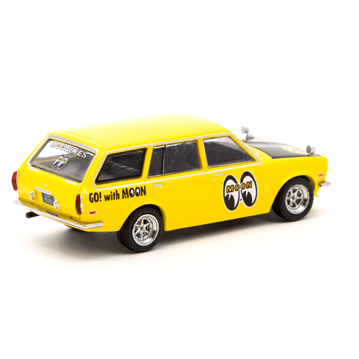 Tarmac Works Datsun Bluebird 510 Wagon MOONEYES – MIJO Special Edition Global64 1/64 Die-Cast Model